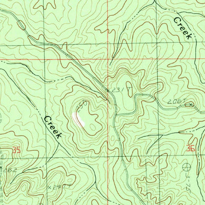 United States Geological Survey New Augusta, MS (1983, 24000-Scale) digital map