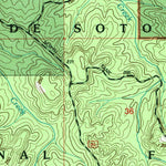 United States Geological Survey New Augusta, MS (2000, 24000-Scale) digital map
