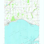 United States Geological Survey New Baltimore, MI (1968, 24000-Scale) digital map