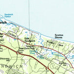 United States Geological Survey New Bedford, MA (1986, 100000-Scale) digital map