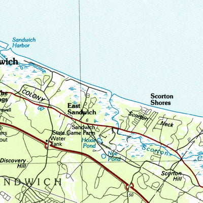 United States Geological Survey New Bedford, MA (1986, 100000-Scale) digital map
