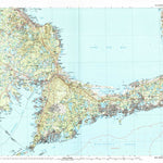 United States Geological Survey New Bedford, MA (1994, 100000-Scale) digital map