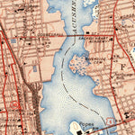 United States Geological Survey New Bedford North, MA (1941, 31680-Scale) digital map