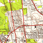 United States Geological Survey New Bedford North, MA (1948, 24000-Scale) digital map