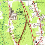 United States Geological Survey New Bedford North, MA (1964, 24000-Scale) digital map