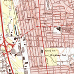 United States Geological Survey New Bedford North, MA (1979, 25000-Scale) digital map