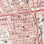 United States Geological Survey New Bedford North, MA (1979, 25000-Scale) digital map