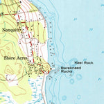 United States Geological Survey New Bedford South, MA (1963, 24000-Scale) digital map