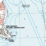 United States Geological Survey New Bedford South, MA (1977, 25000-Scale) digital map