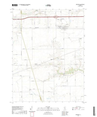 United States Geological Survey New Berlin, IL (2021, 24000-Scale) digital map