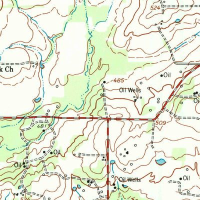 United States Geological Survey New Berlin, TX (1957, 24000-Scale) digital map