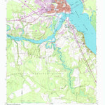 United States Geological Survey New Bern, NC (1950, 24000-Scale) digital map