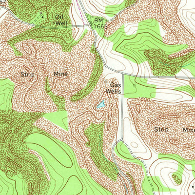 United States Geological Survey New Bethlehem, PA (1969, 24000-Scale) digital map