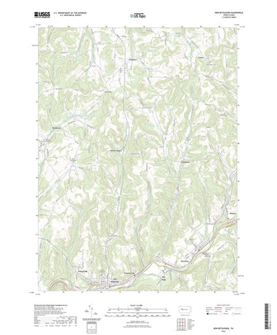 United States Geological Survey New Bethlehem, PA (2023, 24000-Scale) digital map