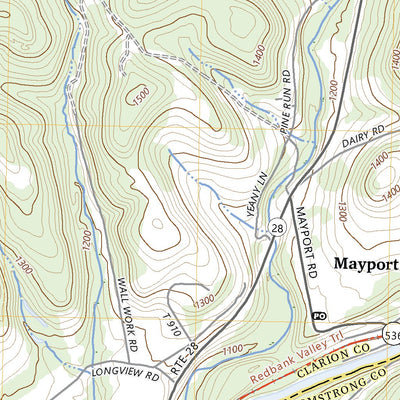 United States Geological Survey New Bethlehem, PA (2023, 24000-Scale) digital map