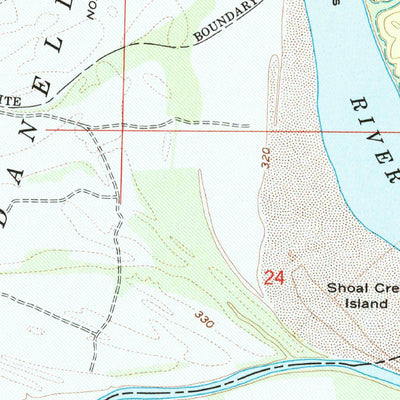 United States Geological Survey New Blaine, AR (1962, 24000-Scale) digital map