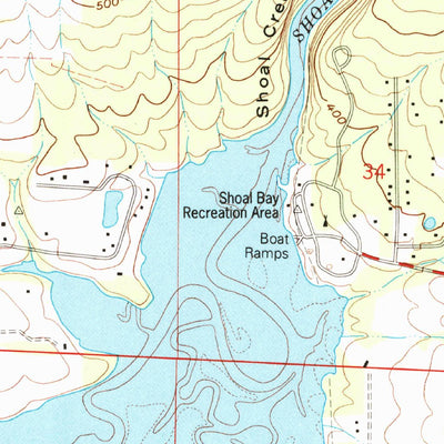 United States Geological Survey New Blaine, AR (1993, 24000-Scale) digital map