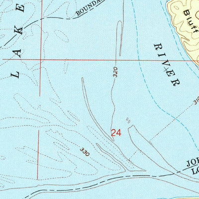United States Geological Survey New Blaine, AR (1993, 24000-Scale) digital map