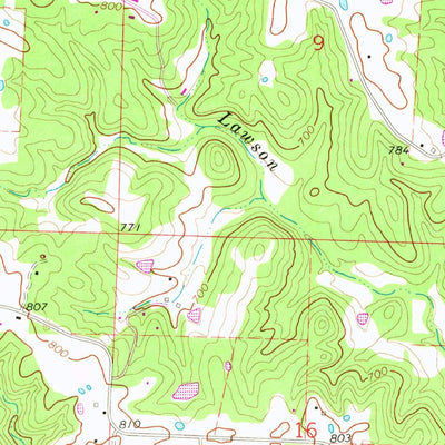 United States Geological Survey New Bloomfield, MO (1969, 24000-Scale) digital map