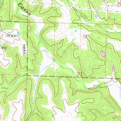 United States Geological Survey New Bloomfield, MO (1969, 24000-Scale) digital map