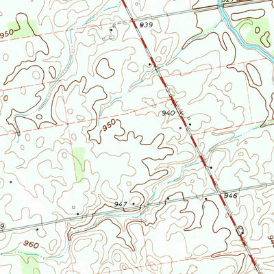 United States Geological Survey New Bloomington, OH (1961, 24000-Scale) digital map