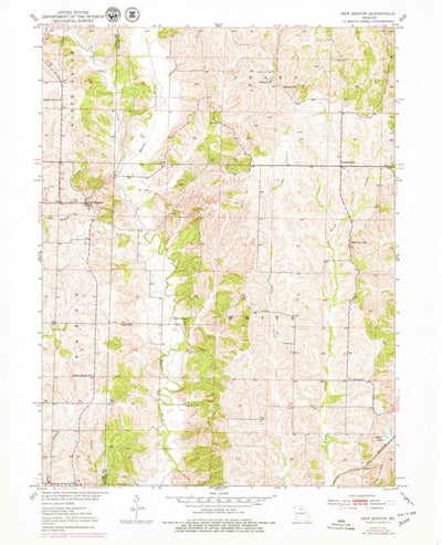 United States Geological Survey New Boston, MO (1951, 24000-Scale) digital map