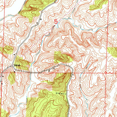 United States Geological Survey New Boston, MO (1951, 24000-Scale) digital map