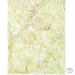 United States Geological Survey New Boston, NH (1968, 24000-Scale) digital map