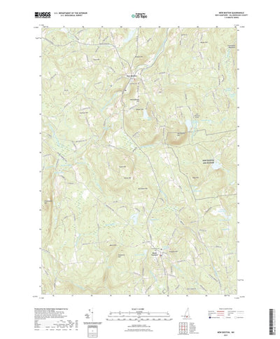 United States Geological Survey New Boston, NH (2021, 24000-Scale) digital map