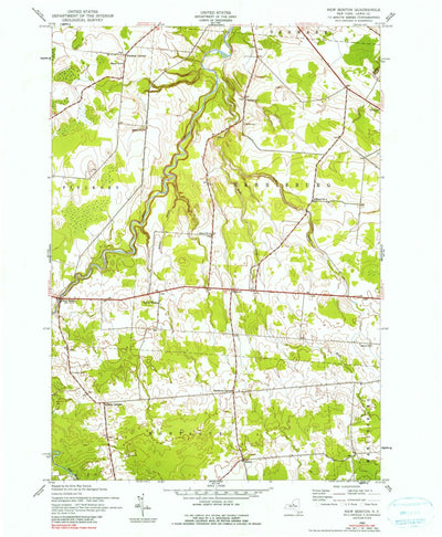 United States Geological Survey New Boston, NY (1943, 24000-Scale) digital map