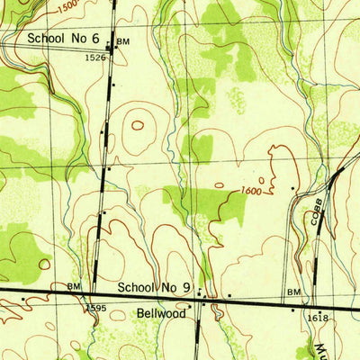United States Geological Survey New Boston, NY (1943, 31680-Scale) digital map