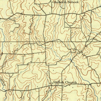 United States Geological Survey New Boston, TX (1909, 62500-Scale) digital map