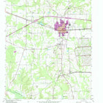 United States Geological Survey New Boston, TX (1954, 24000-Scale) digital map