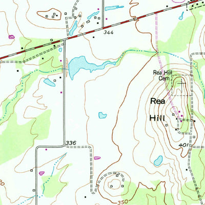 United States Geological Survey New Boston, TX (1954, 24000-Scale) digital map