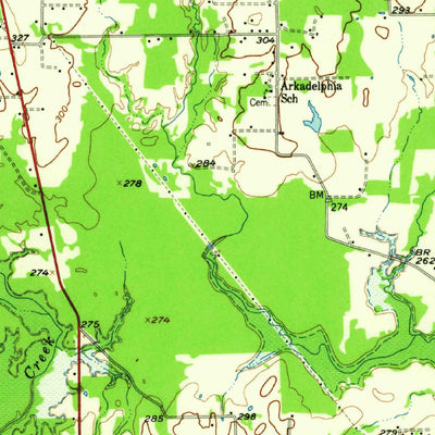 United States Geological Survey New Boston, TX (1955, 62500-Scale) digital map