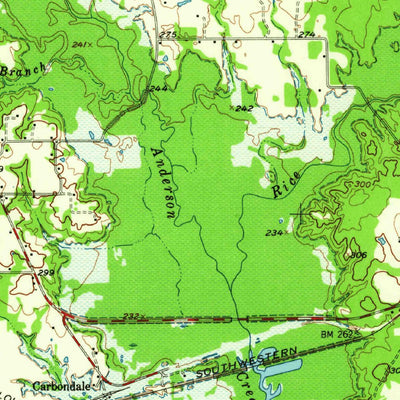 United States Geological Survey New Boston, TX (1955, 62500-Scale) digital map