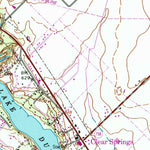 United States Geological Survey New Braunfels East, TX (1958, 24000-Scale) digital map