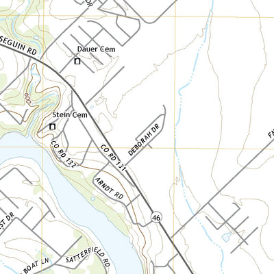 United States Geological Survey New Braunfels East, TX (2022, 24000-Scale) digital map