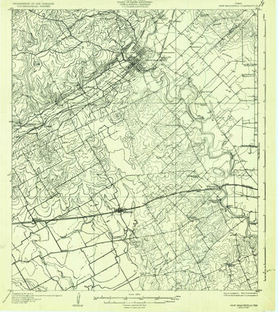 United States Geological Survey New Braunfels, TX (1927, 62500-Scale) digital map