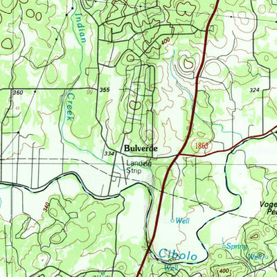 United States Geological Survey New Braunfels, TX (1992, 100000-Scale) digital map