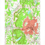 United States Geological Survey New Britain, CT (1953, 24000-Scale) digital map