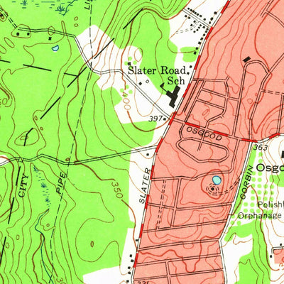 United States Geological Survey New Britain, CT (1953, 24000-Scale) digital map