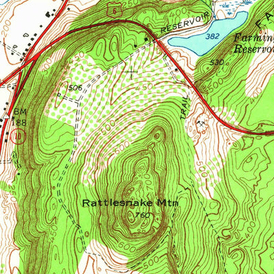 United States Geological Survey New Britain, CT (1953, 24000-Scale) digital map