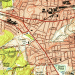 United States Geological Survey New Britain, CT (1953, 31680-Scale) digital map