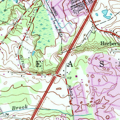 United States Geological Survey New Brunswick, NJ (1954, 24000-Scale) digital map