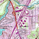 United States Geological Survey New Brunswick, NJ (1954, 24000-Scale) digital map