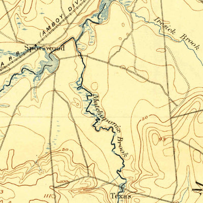 United States Geological Survey New Brunswick, NJ-NY (1901, 62500-Scale) digital map