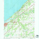 United States Geological Survey New Buffalo East, MI-IN (1970, 24000-Scale) digital map