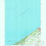 United States Geological Survey New Buffalo West, MI-IN (1970, 24000-Scale) digital map
