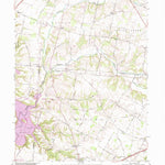 United States Geological Survey New Burlington, OH (1968, 24000-Scale) digital map